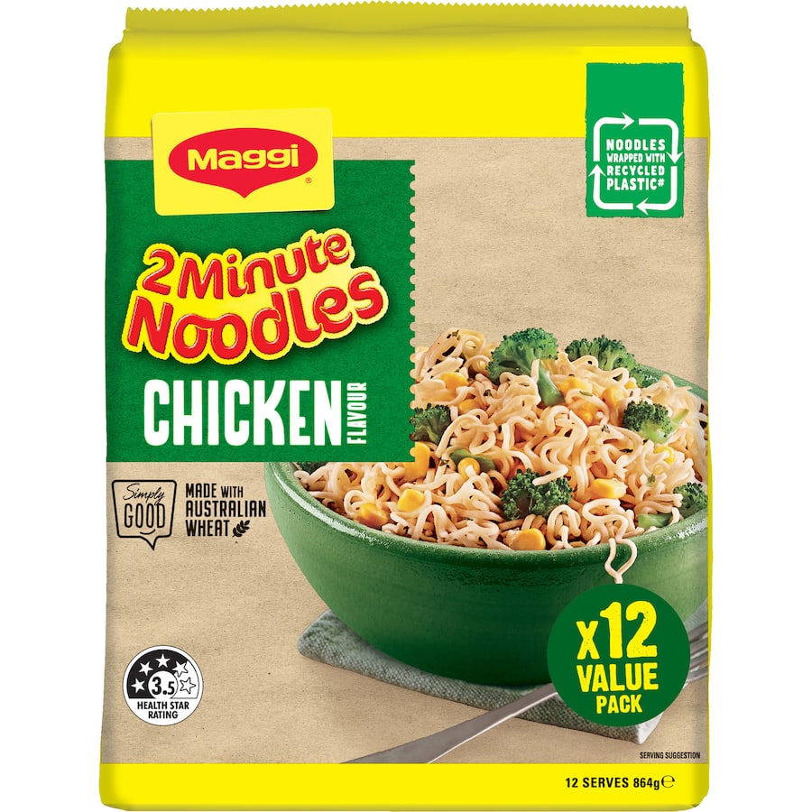 Maggi 2-minute noodles - Chicken 12pcs (12 x 6)