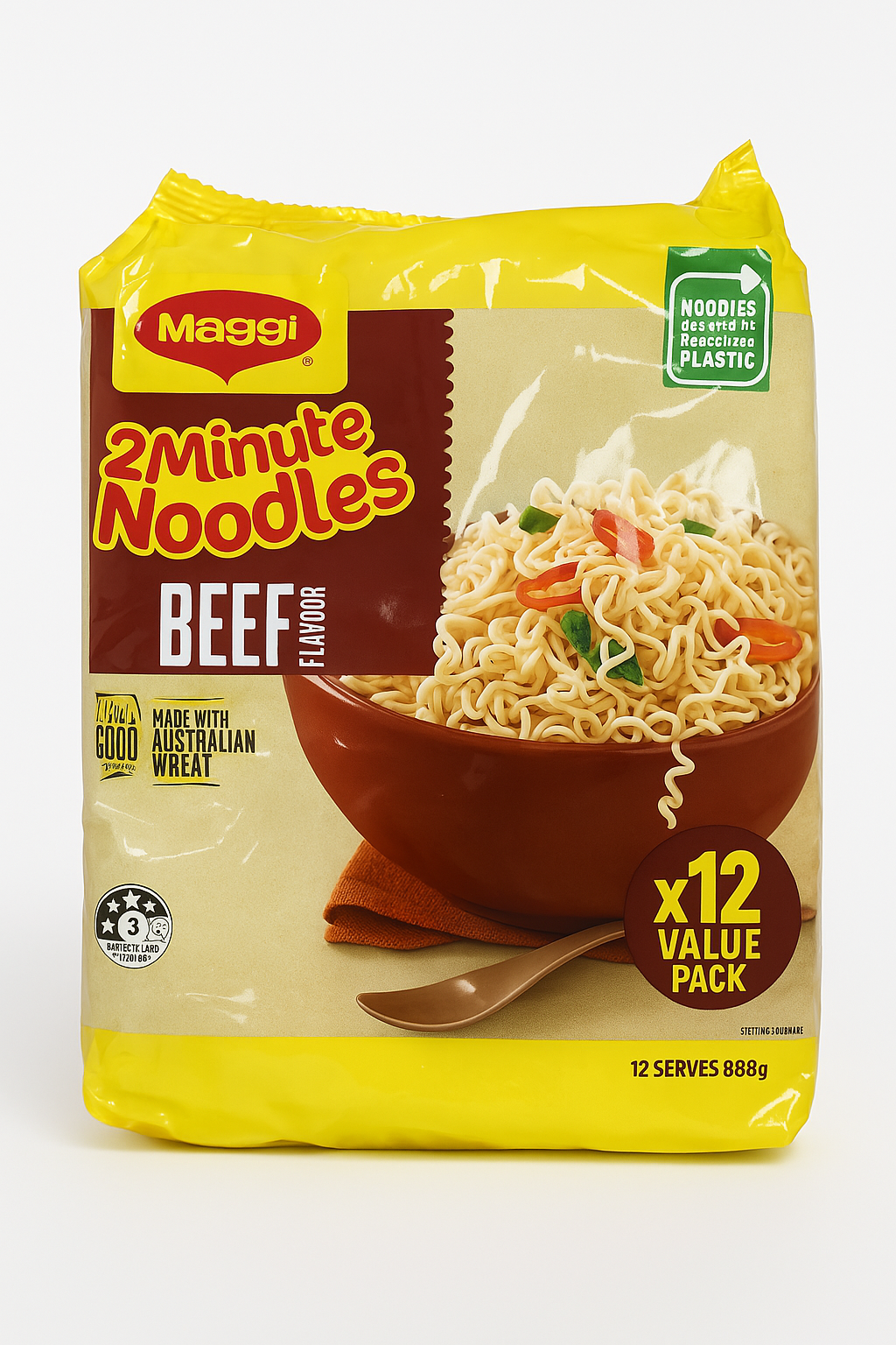 Maggi 2-minute noodles - Beef 12pcs (12 x 6)
