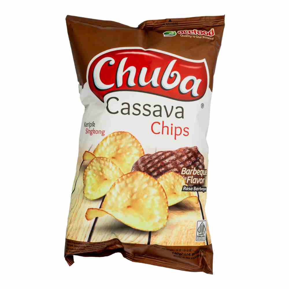 Chuba Cassava Chips BBQ (16 x 140g)