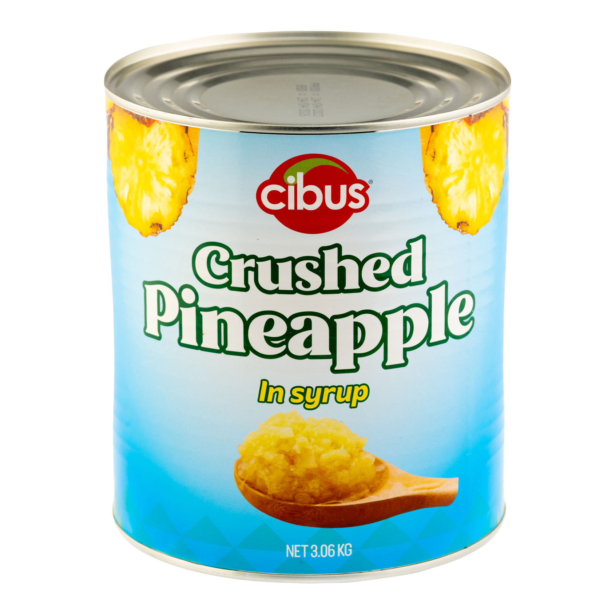 Cibus Crushed Pineapple in Syrup (3 x 3kg can)