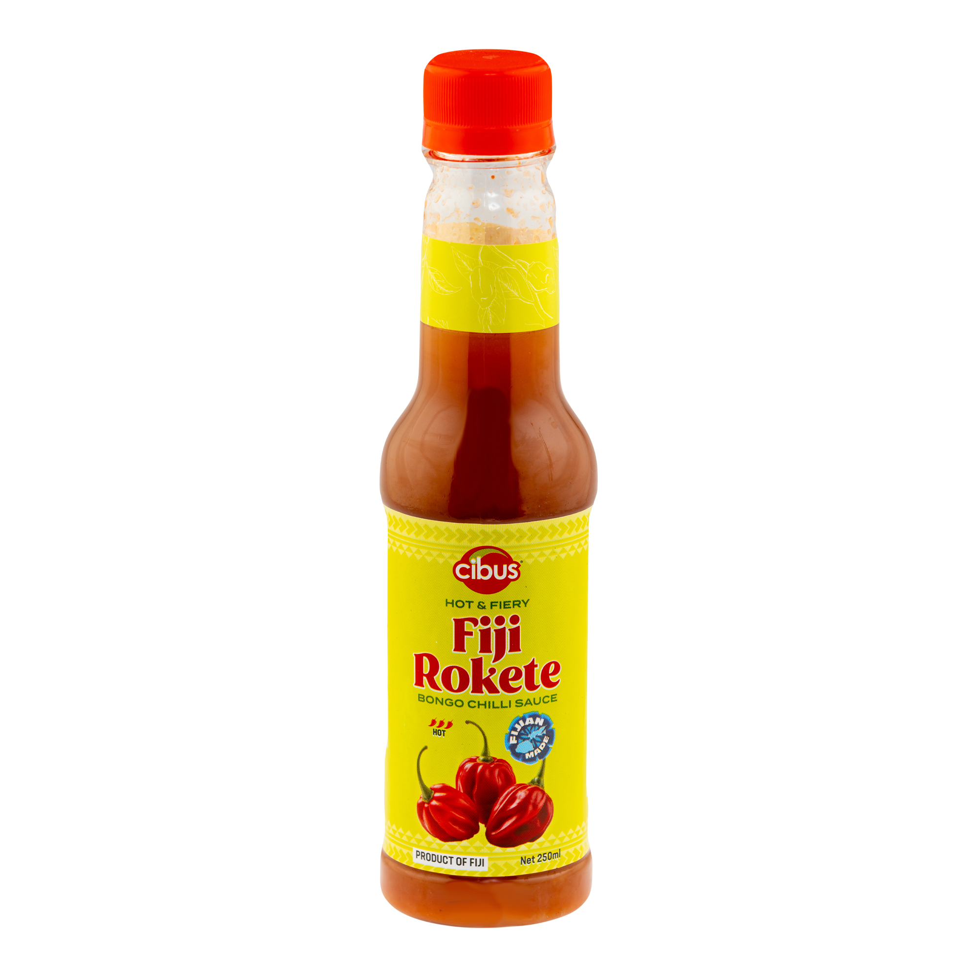 Cibus Rokete (Bongo Chilli) Sauce made in Fiji (20 x 250ml)