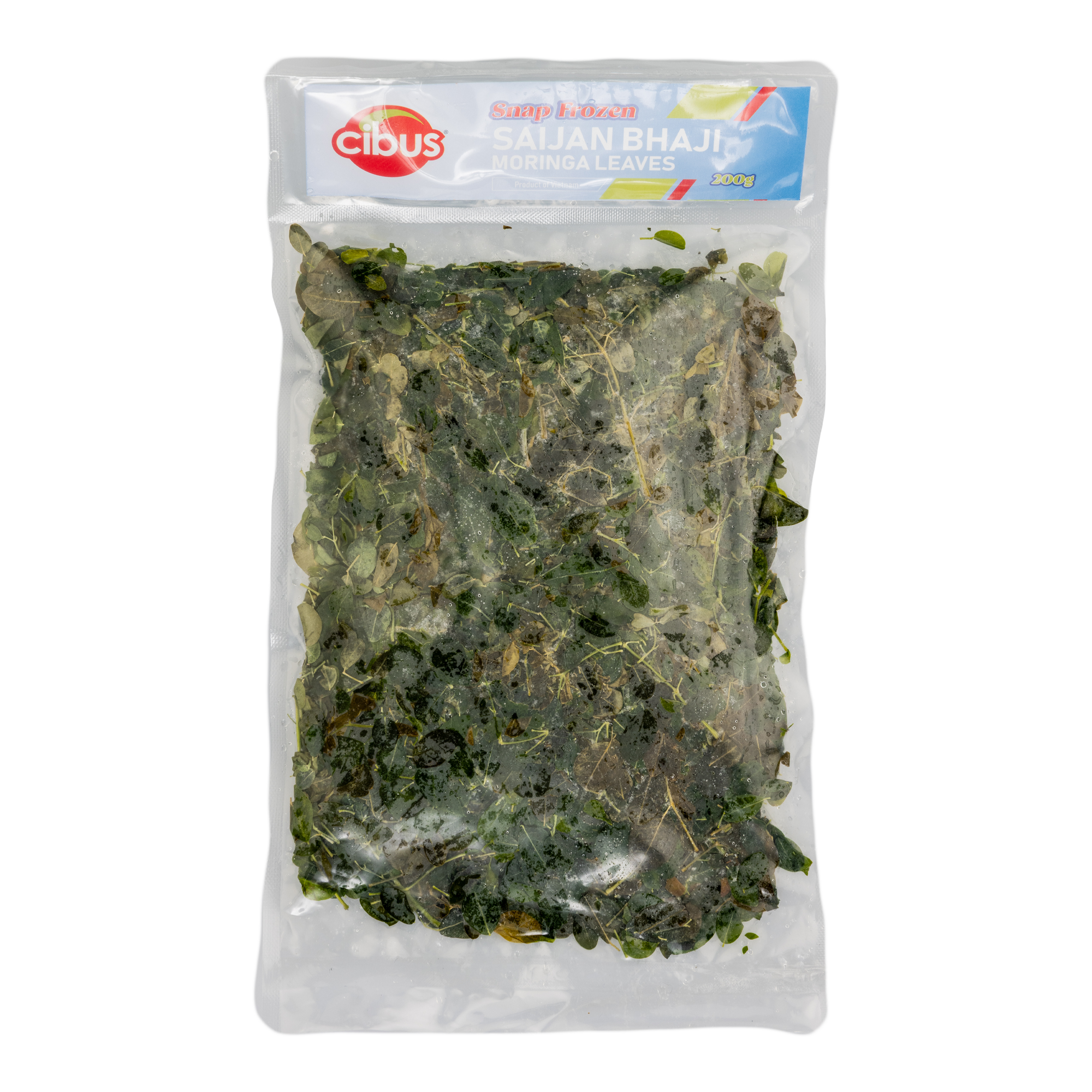 Cibus Snap Frozen Moringa Leaves (200g x 50 packs)