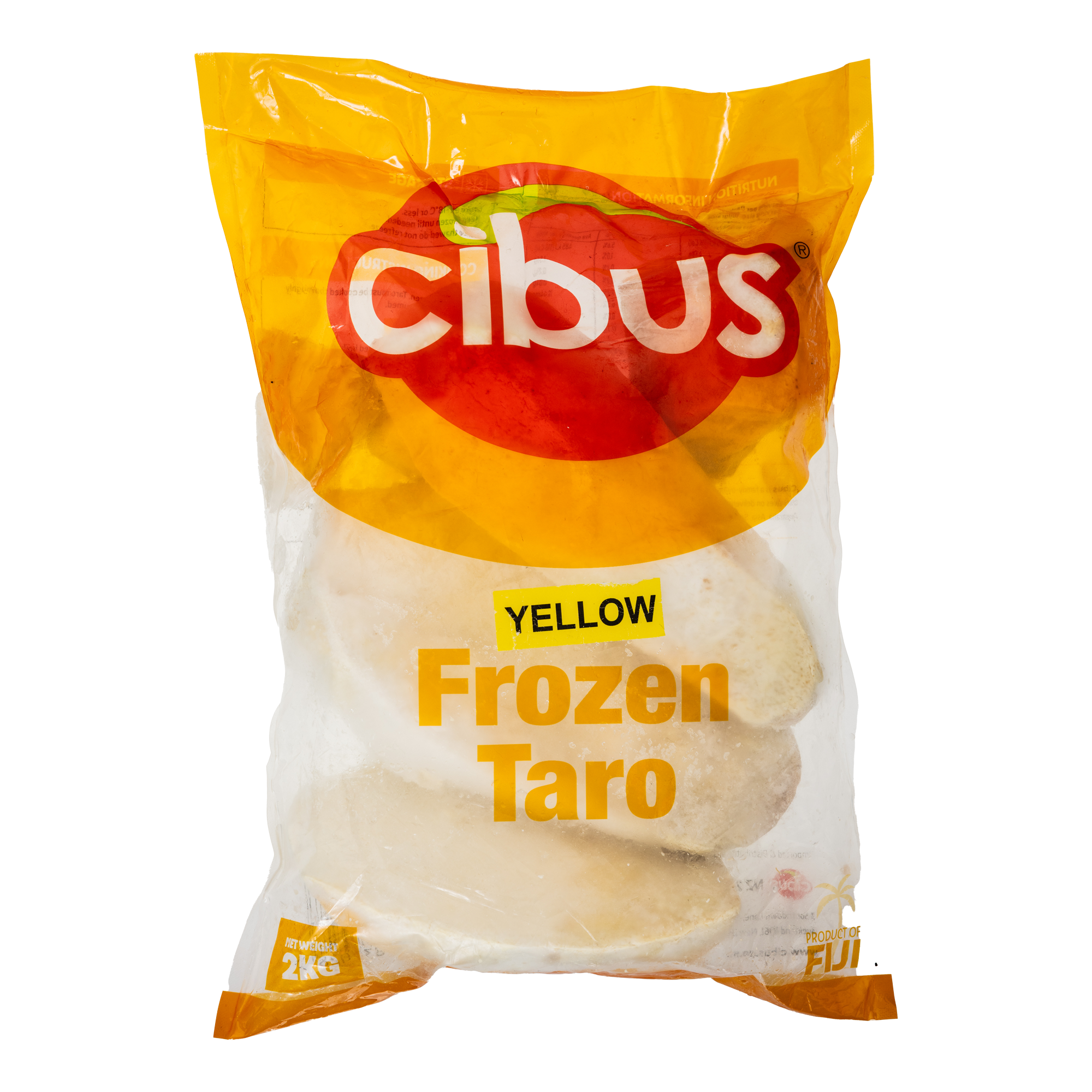 Cibus Frozen Yellow Taro 20KG (10 x 2KG)