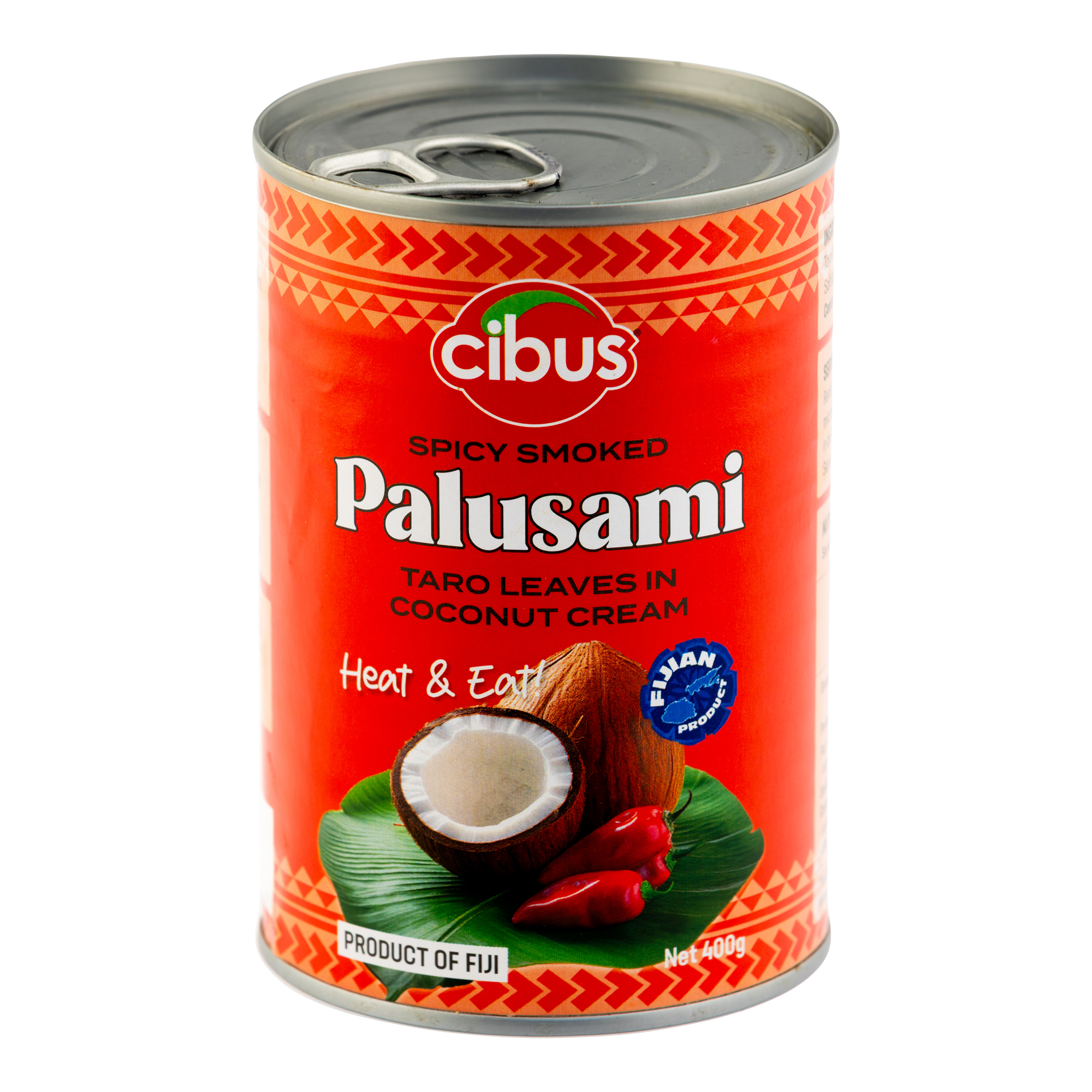 Cibus Palusami (Spicy Smokey) made in Fiji (24 x 400g)