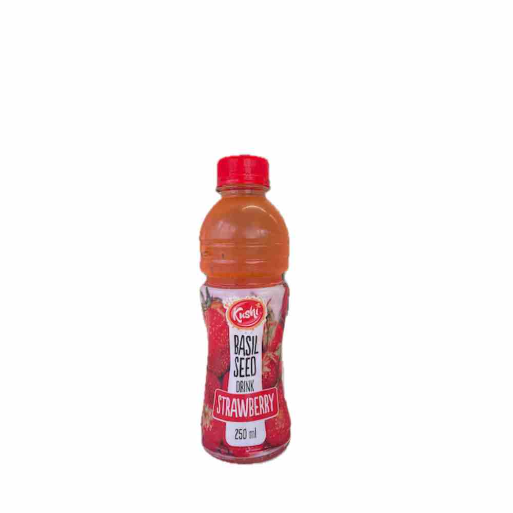 Kushi Basil Seed Strawberry / Lychee 250ml (4 x 6Pack)