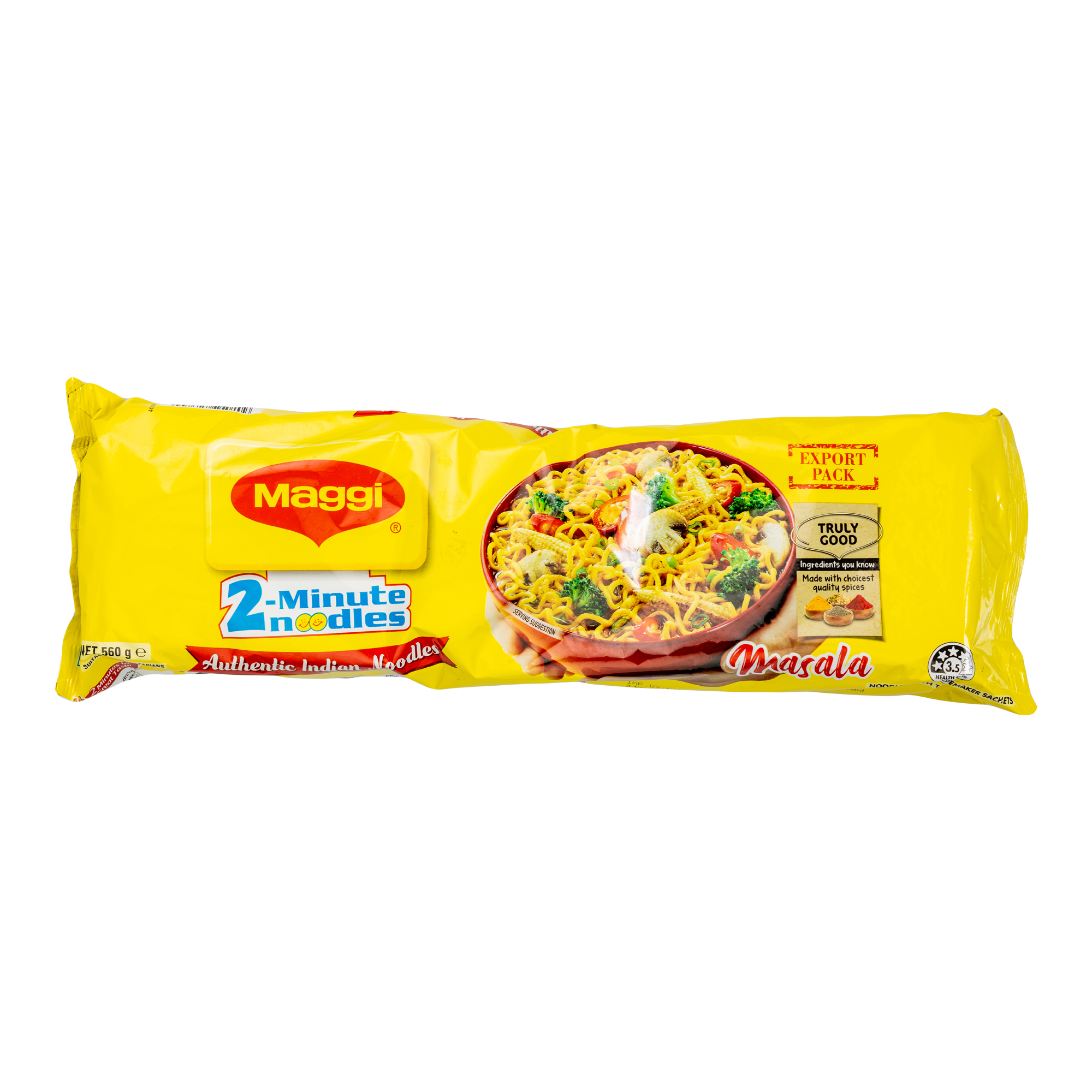 Maggi 2-minute noodles - Masala 8pcs (12 x 560g)