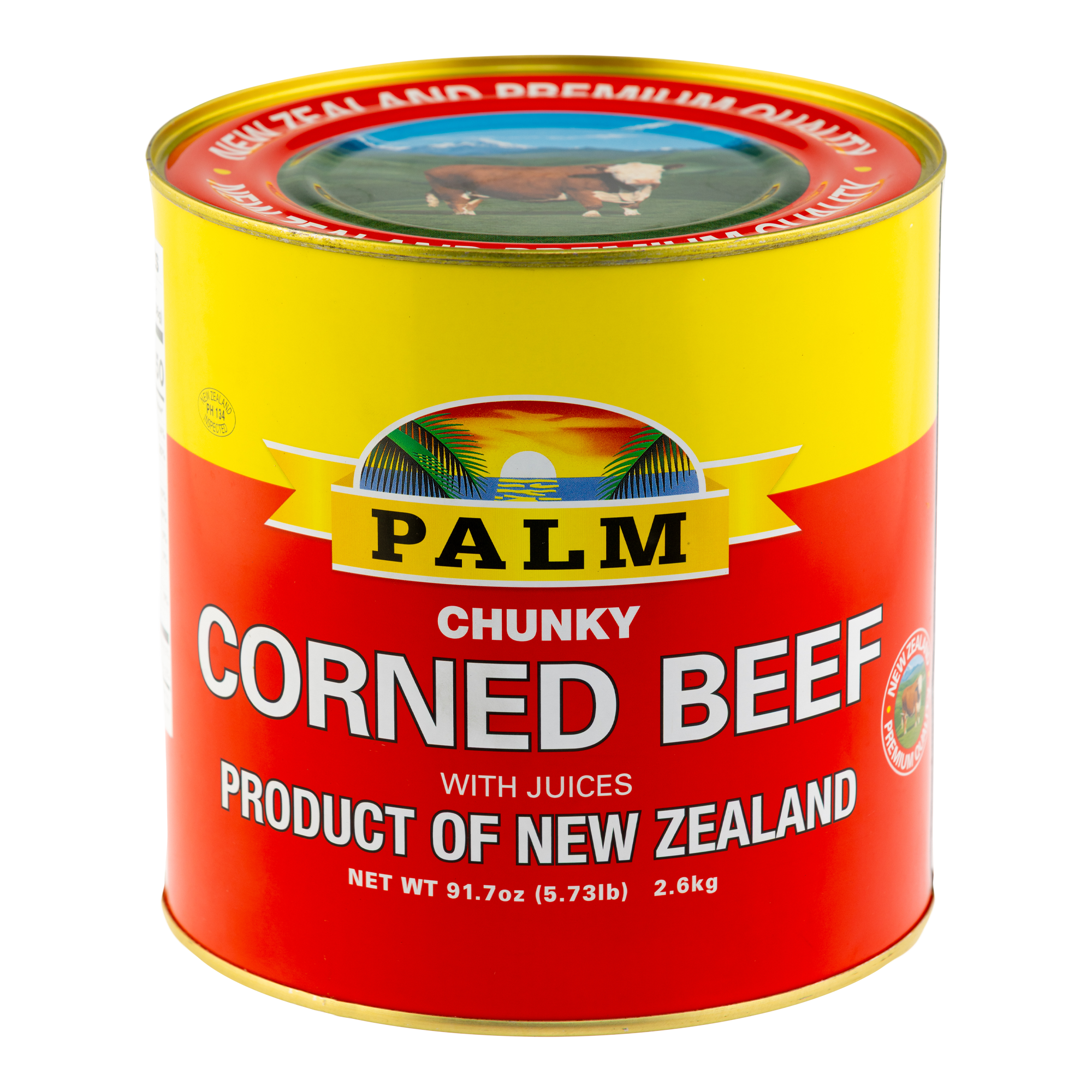 Palm Corned Beef (6 x 2.6kg/5.73b)