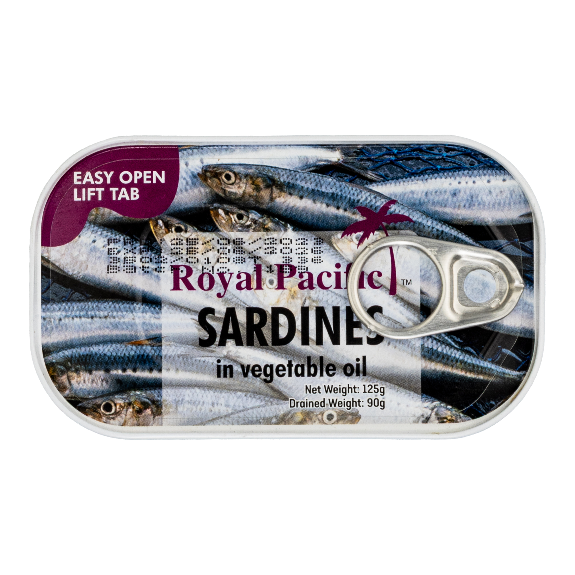 Royal Pacific Sardines in Oil (50 x 125g)