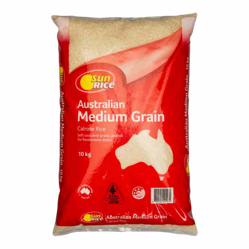 SunRice Medium Grain 10kg